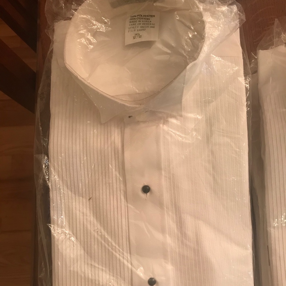 Tuxedo shirts - UTY - various sizes